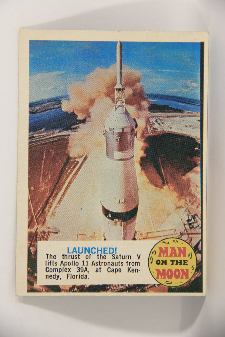 Man On The Moon 1969 Trading Card #64 Launched ENG O-Pee-Chee L021622