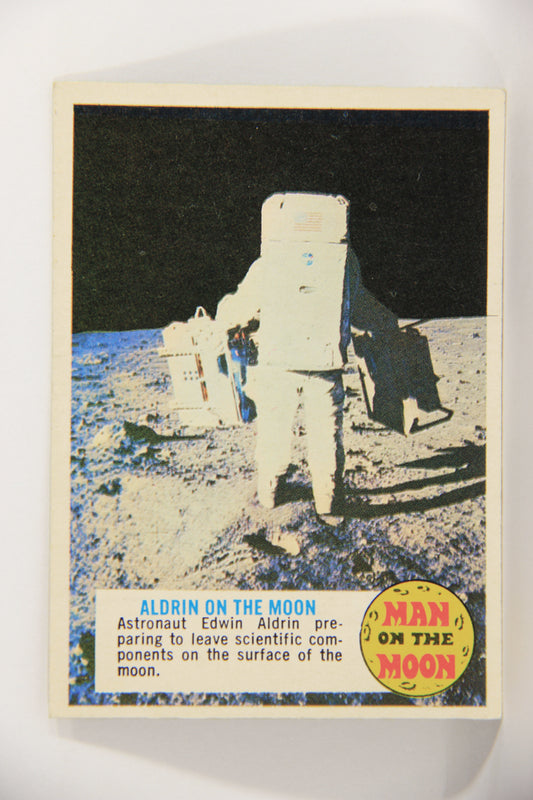 Man On The Moon 1969 Trading Card #67 Aldrin On The Moon ENG O-Pee-Chee L021624