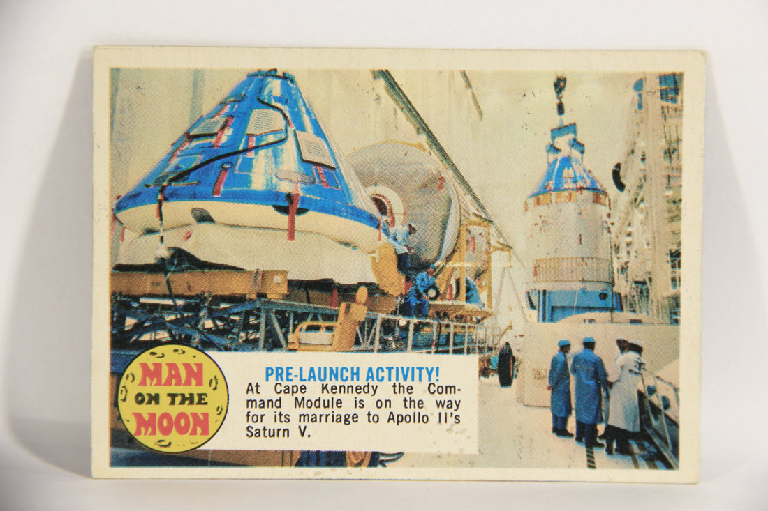 Man On The Moon 1969 Trading Card #68 Pre-Launch Activity ENG O-Pee-Chee L021625