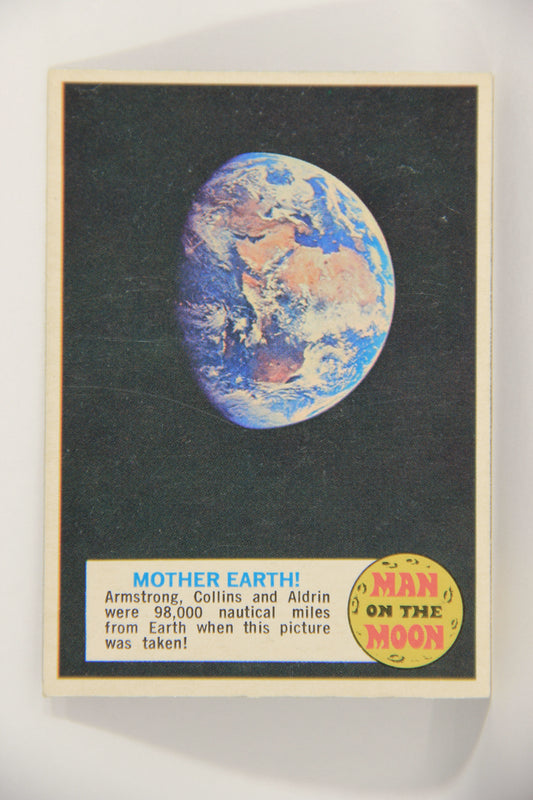 Man On The Moon 1969 Trading Card #77 Mother Earth ENG O-Pee-Chee L021630