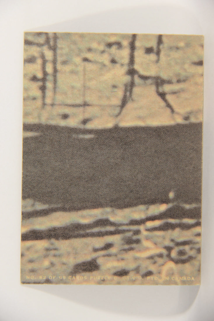 Man On The Moon 1969 Trading Card #82 Footprints On The Moon ENG O-Pee-Chee L021633