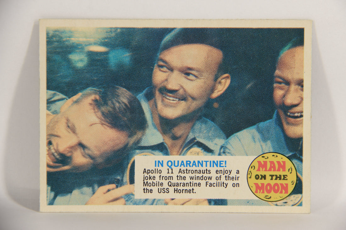 Man On The Moon 1969 Trading Card #89 In Quarantine ENG O-Pee-Chee L021635