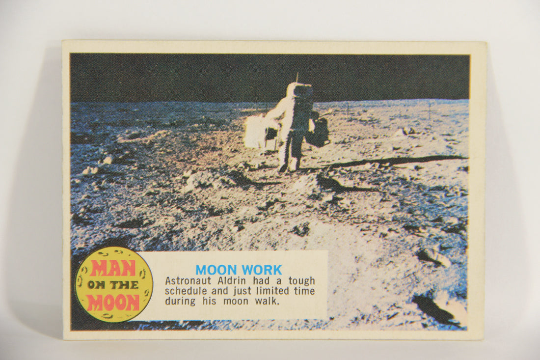 Man On The Moon 1969 Trading Card #94 Moon Work ENG O-Pee-Chee L021637