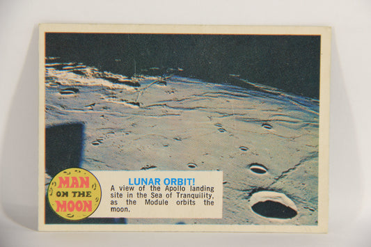 Man On The Moon 1969 Trading Card #98 Lunar Orbit ENG O-Pee-Chee L021639