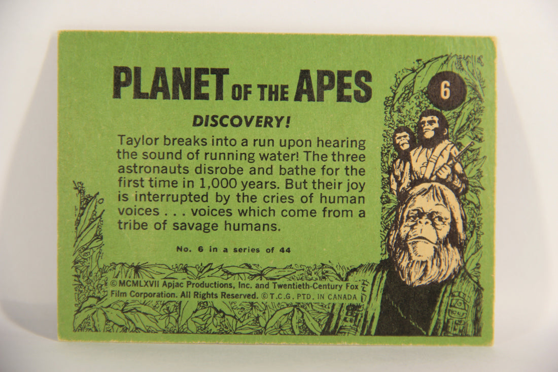 Planet Of The Apes 1969 Trading Card #6 Discovery ENG O-Pee-Chee L021643
