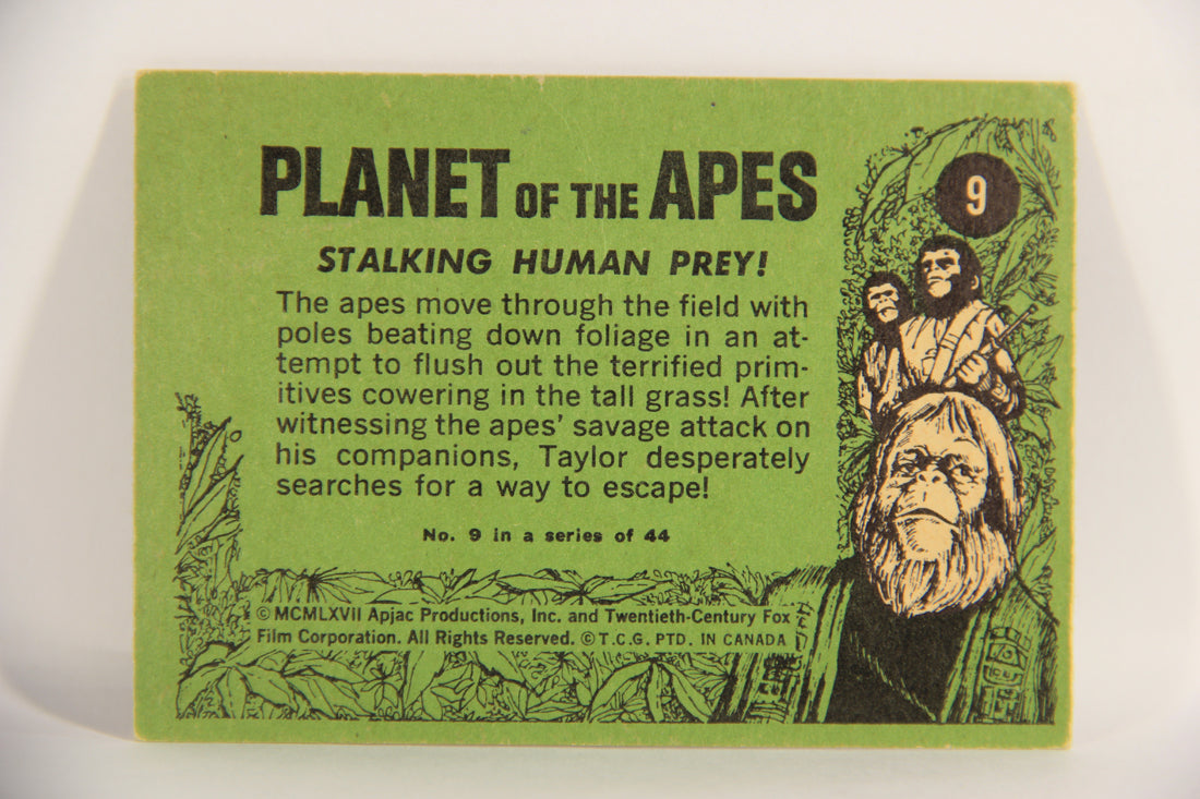 Planet Of The Apes 1969 Trading Card #9 Stalking Human Prey ENG O-Pee-Chee L021644