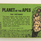 Planet Of The Apes 1969 Trading Card #15 The Victors ENG O-Pee-Chee L021646