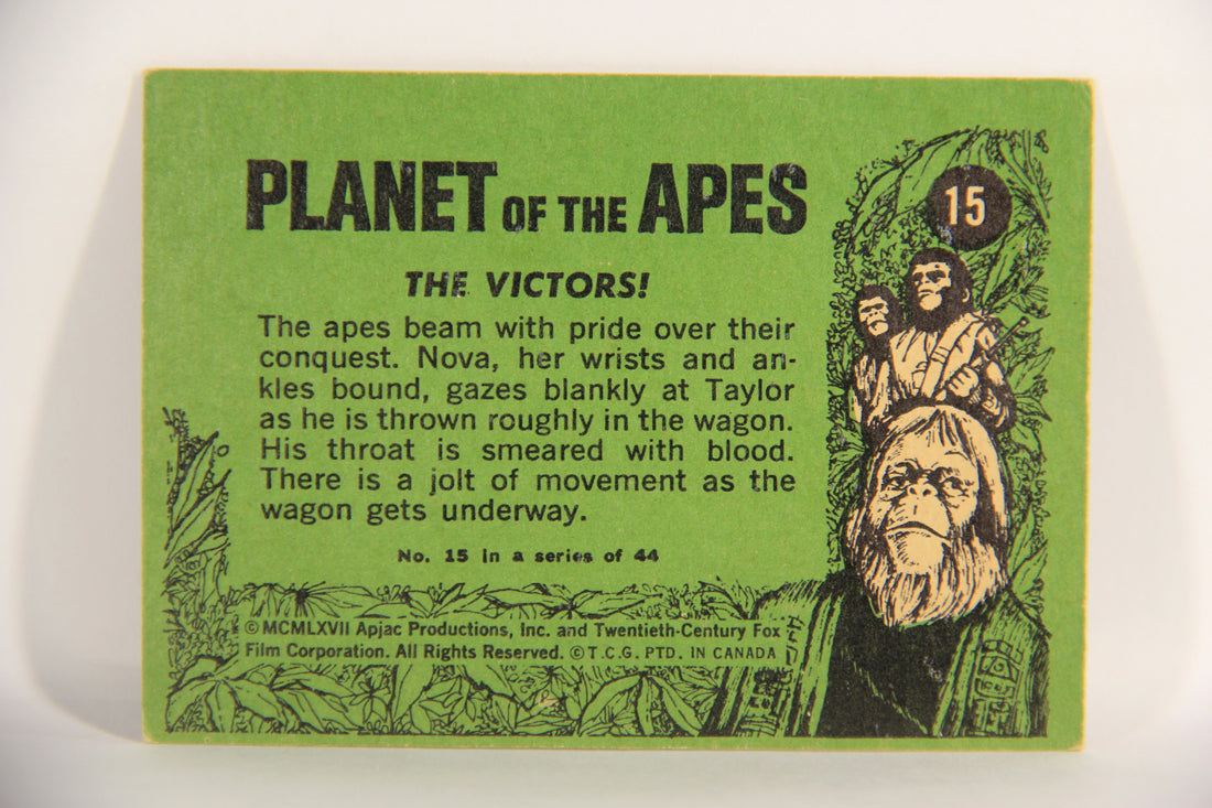 Planet Of The Apes 1969 Trading Card #15 The Victors ENG O-Pee-Chee L021646