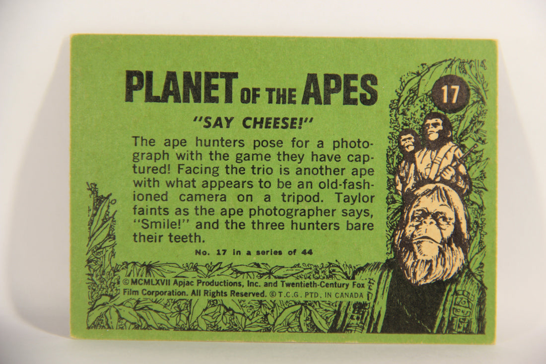 Planet Of The Apes 1969 Trading Card #17 Say Cheese ENG O-Pee-Chee L021648