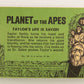 Planet Of The Apes 1969 Trading Card #19 Taylor's Life Is Saved ENG O-Pee-Chee L021650