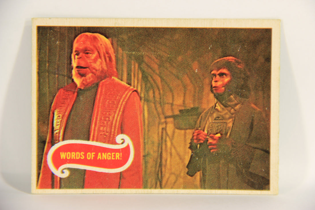 Planet Of The Apes 1969 Trading Card #23 Words Of Anger ENG O-Pee-Chee L021652