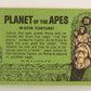Planet Of The Apes 1969 Trading Card #29 Water Torture ENG O-Pee-Chee L021656