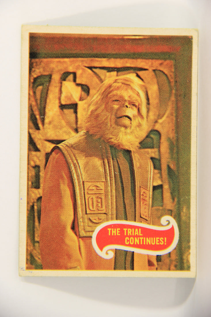 Planet Of The Apes 1969 Trading Card #34 The Trial Continues ENG O-Pee-Chee L021658