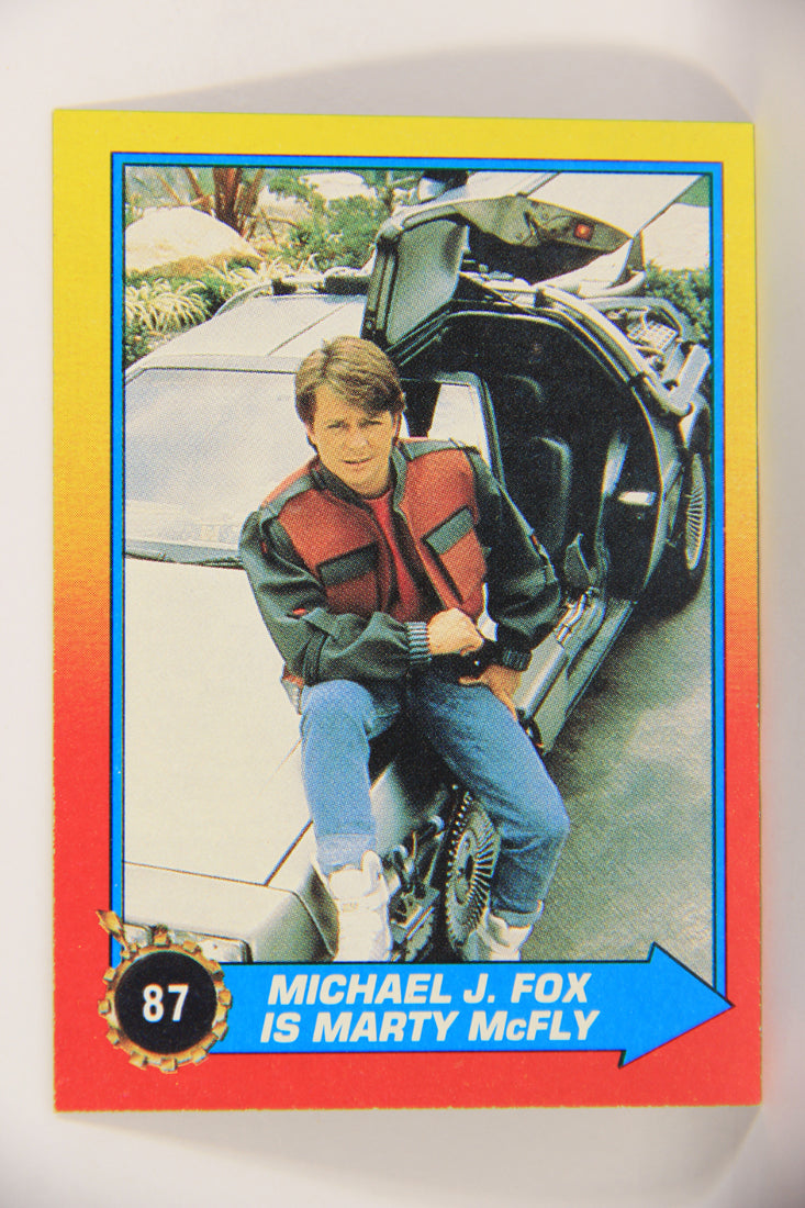 Back To The Future II 1989 Trading Card #87 Michael J Fox Is Marty McFly L021662