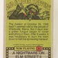 Fright Flicks 1988 Trading Card #1 Fright Flicks Title Card - NOES II ENG Topps L021663