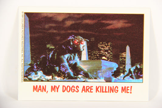 Fright Flicks 1988 Card #89 Many My Dogs Are Killing Me - Ghostbusters ENG Topps L021666