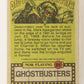 Fright Flicks 1988 Card #89 Many My Dogs Are Killing Me - Ghostbusters ENG Topps L021666