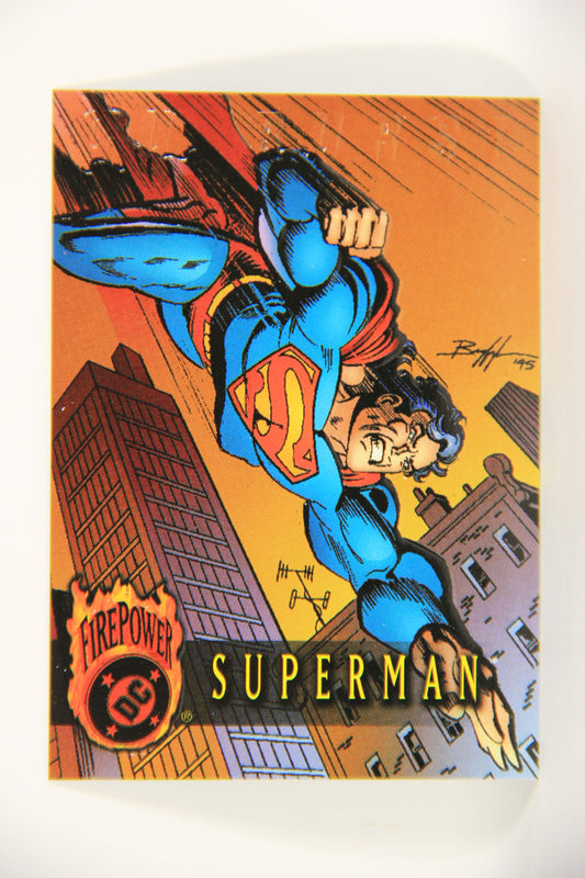 DC Outburst Firepower 1996 Trading Card #14 Superman Embossed Card L021669