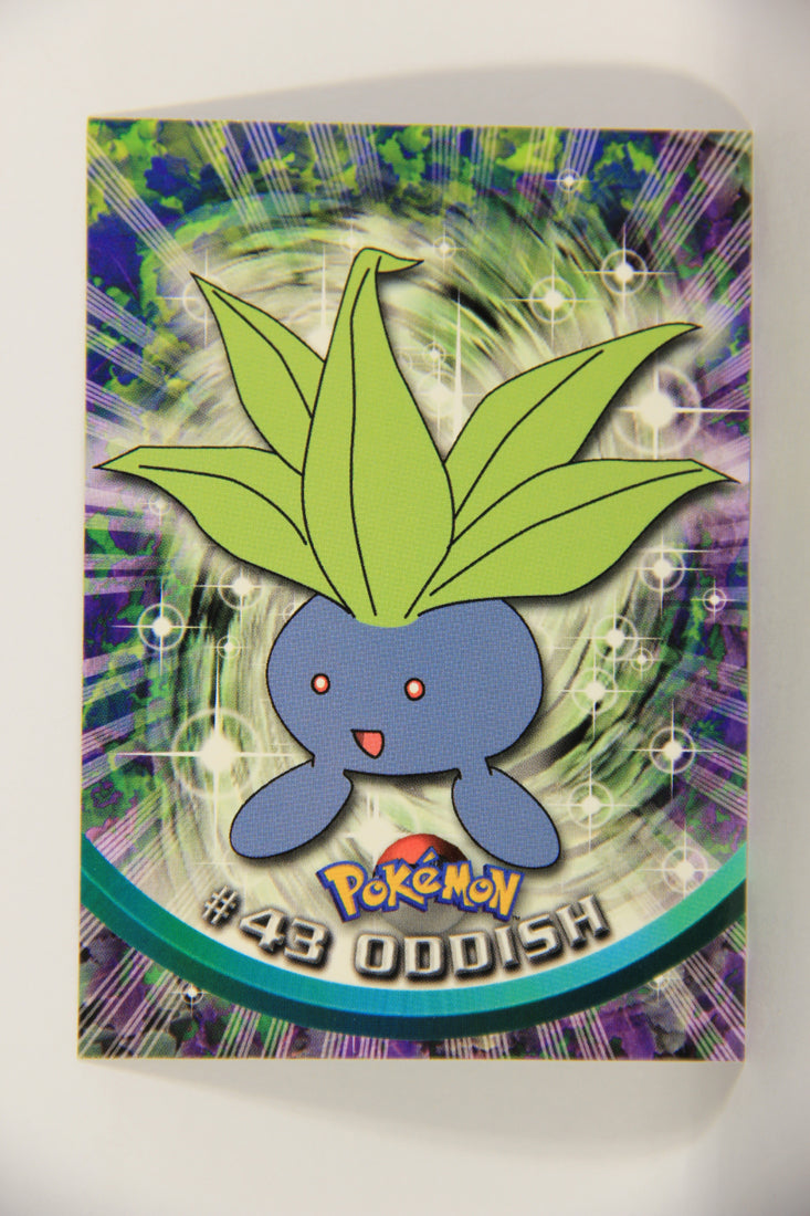 Pokémon Card Oddish #43 TV Animation Blue Logo 1st Print ENG Topps L021676