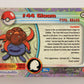 Pokémon Card Gloom #44 TV Animation Blue Logo 1st Print ENG Topps L021677