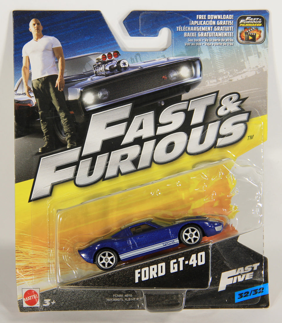 Mattel Die-Cast 2016 Ford GT-40 Fast & Furious #32/32 L021692