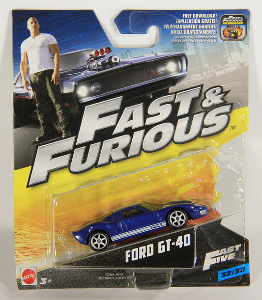 Mattel Die-Cast 2016 Fast & Furious #32/32 Ford GT-40 L021692