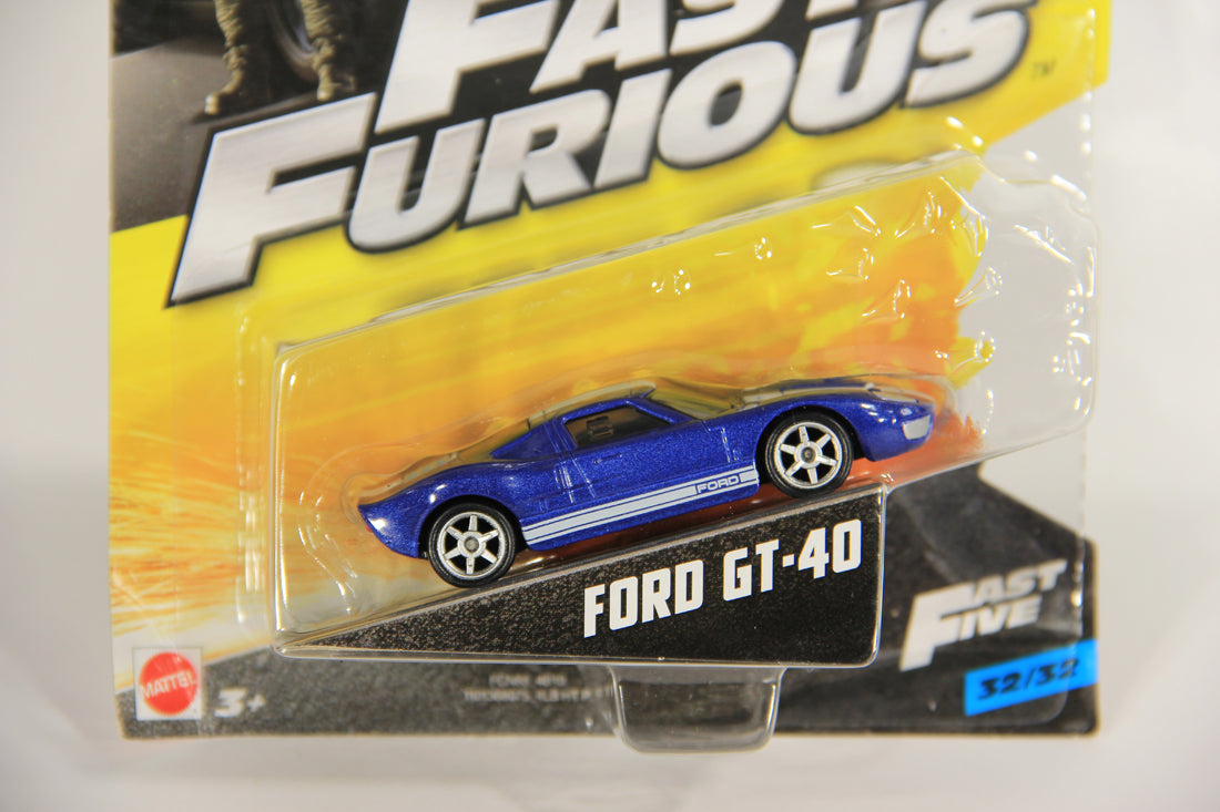 Mattel Die-Cast 2016 Ford GT-40 Fast & Furious #32/32 L021692