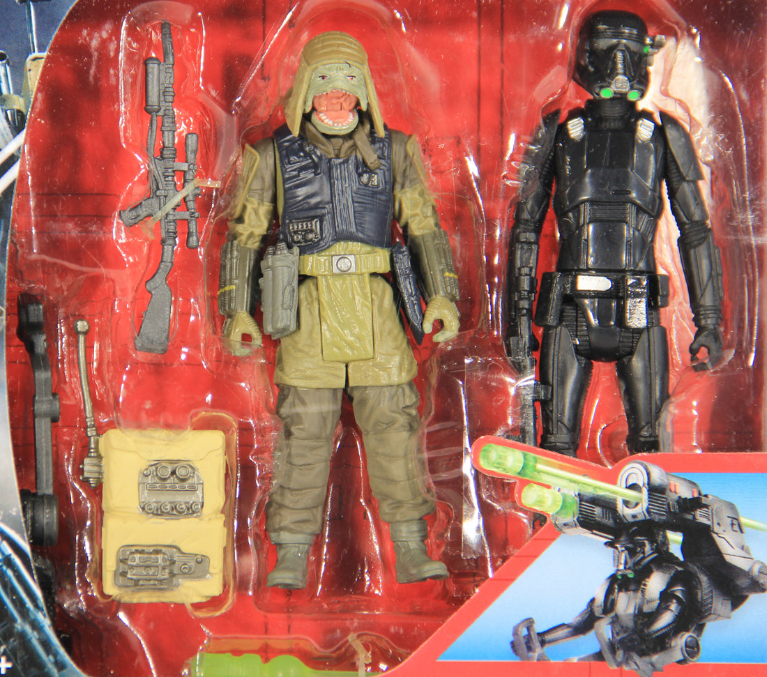 Star Wars Rebel Commando Pao VS Death Trooper Rogue One 2-Pack Action Figures L021694