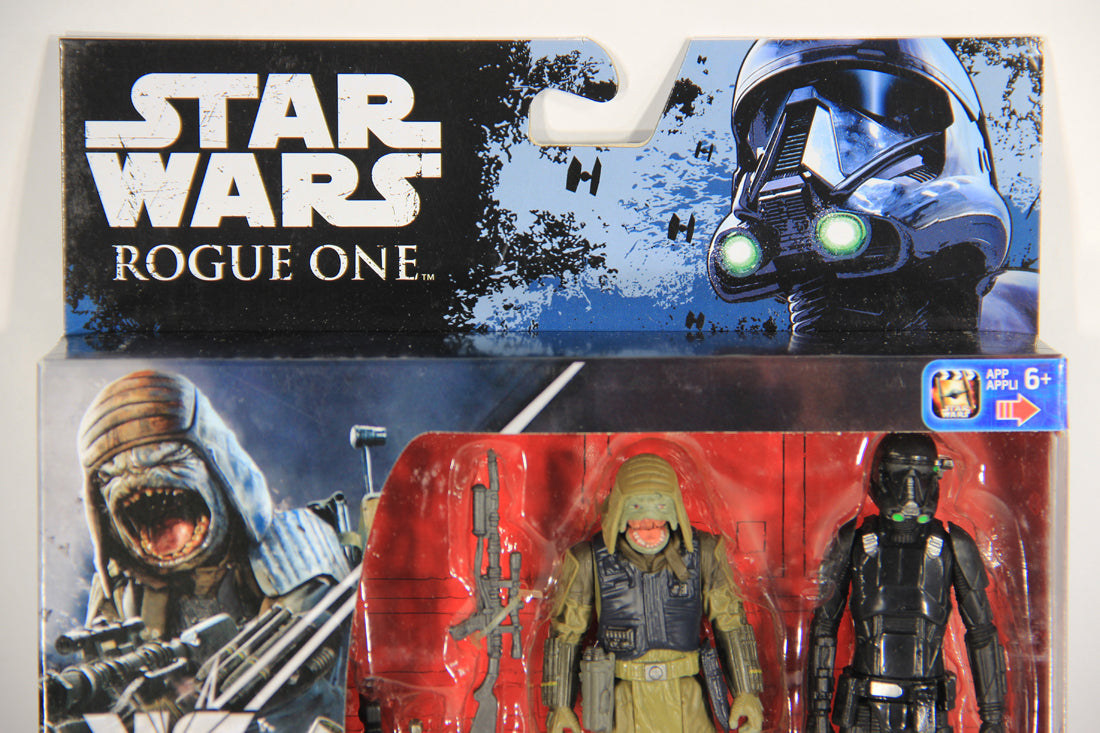 Star Wars Rebel Commando Pao VS Death Trooper Rogue One 2-Pack Action Figures L021694