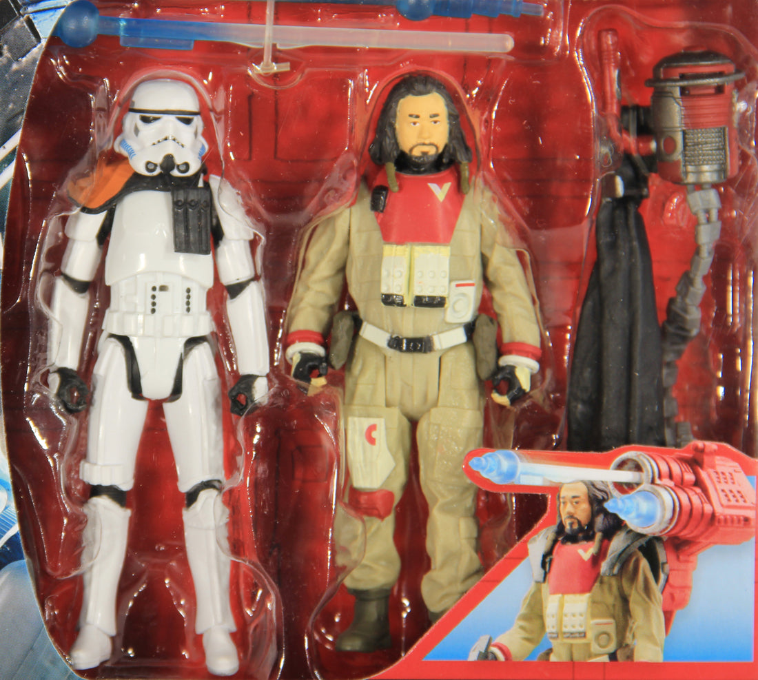 Star Wars Baze Malbus VS Imperial Stormtrooper Rogue One 2-Pack Action Figures L021695