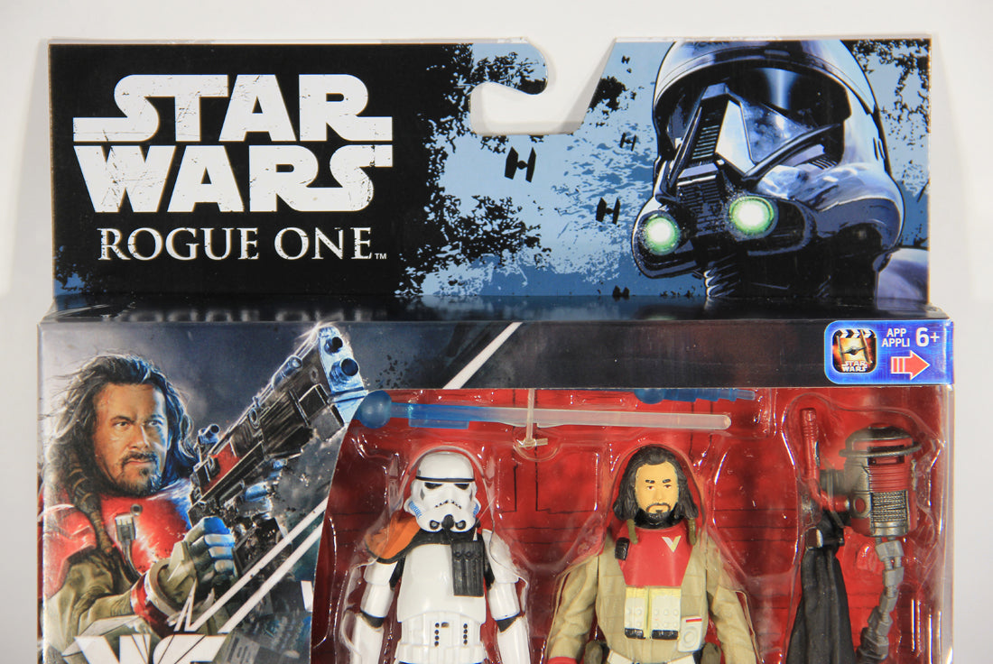 Star Wars Baze Malbus VS Imperial Stormtrooper Rogue One 2-Pack Action Figures L021695
