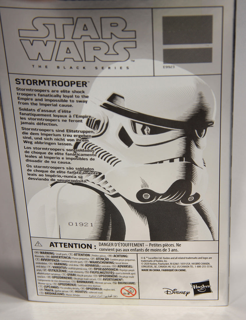 Star Wars Stormtrooper Carbonized Black Series Exclusive 6 Inch Action Figure L021697