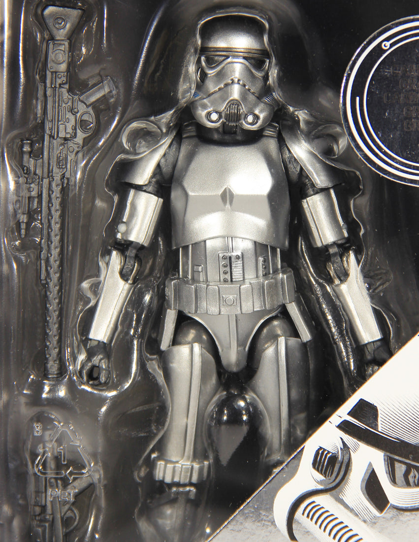 Star Wars Stormtrooper Carbonized Black Series Exclusive 6 Inch Action Figure L021697