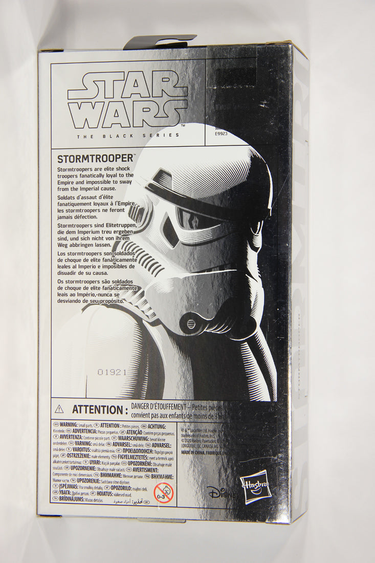 Star Wars Stormtrooper Carbonized Black Series Exclusive 6 Inch Action Figure L021697