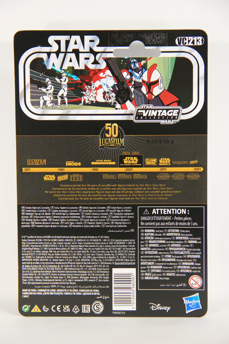 Star Wars ARC Trooper Captain Vintage Collection VC213 Clone Wars Exclusive 50th Anniversary L021702