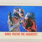 Fright Flicks 1988 Card #7 Baby You're The Greatest - Pumpkinhead ENG Topps L021710