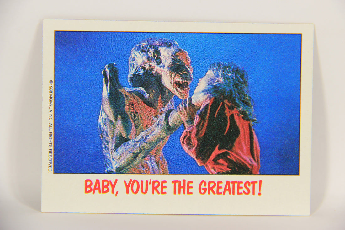 Fright Flicks 1988 Card #7 Baby You're The Greatest - Pumpkinhead ENG Topps L021710