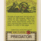 Fright Flicks 1988 Trading Card #16 Hi I'm The New Babysitter - Predator ENG Topps L021716