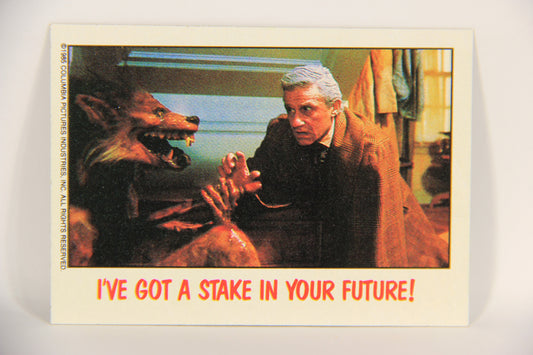 Fright Flicks 1988 Card #17 I've Got A Stake In Your Future - Fright Night ENG Topps L021717