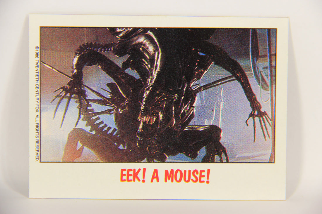 Fright Flicks 1988 Trading Card #23 Eek A Mouse - Aliens ENG Topps L021722