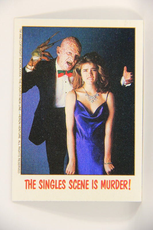 Fright Flicks 1988 Trading Card #27 The Singles Scene Is Murder - NOES 3 ENG Topps L021723