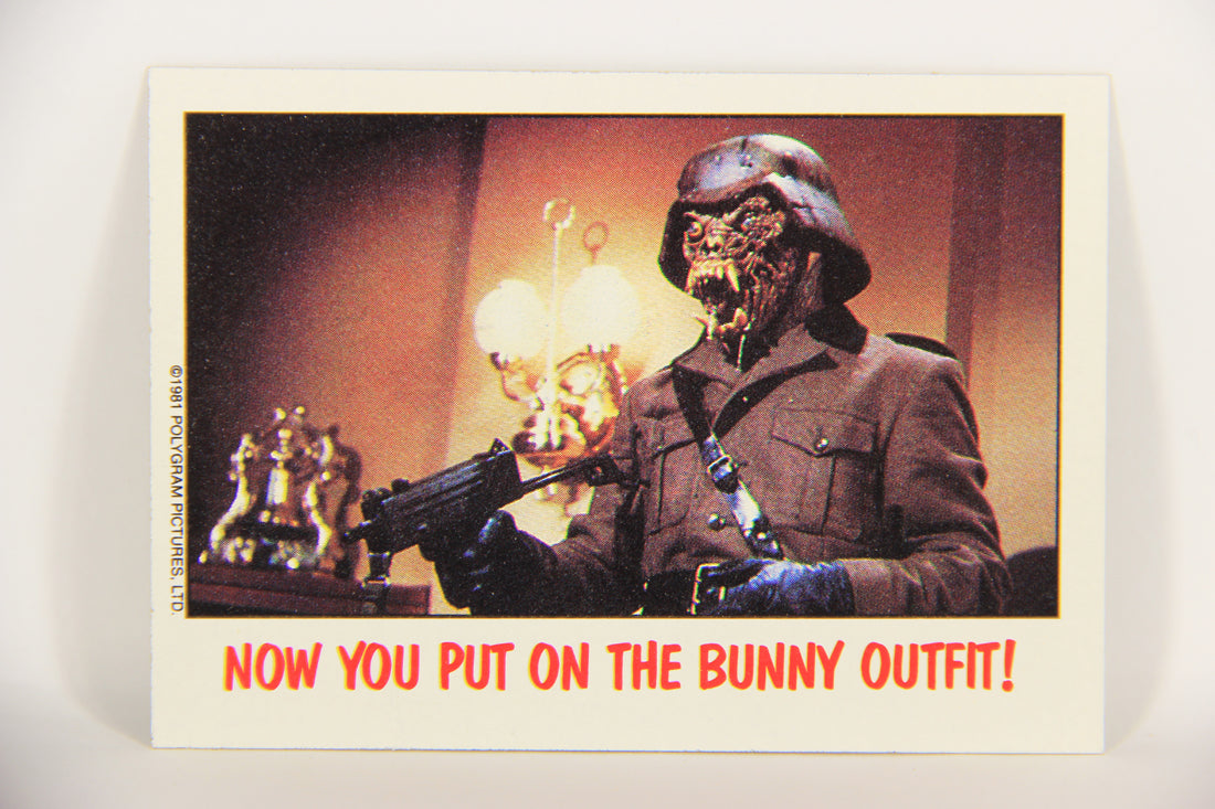 Fright Flicks 1988 Card #29 Now You Put On The Bunny Outfit - AAWIL ENG Topps L021725