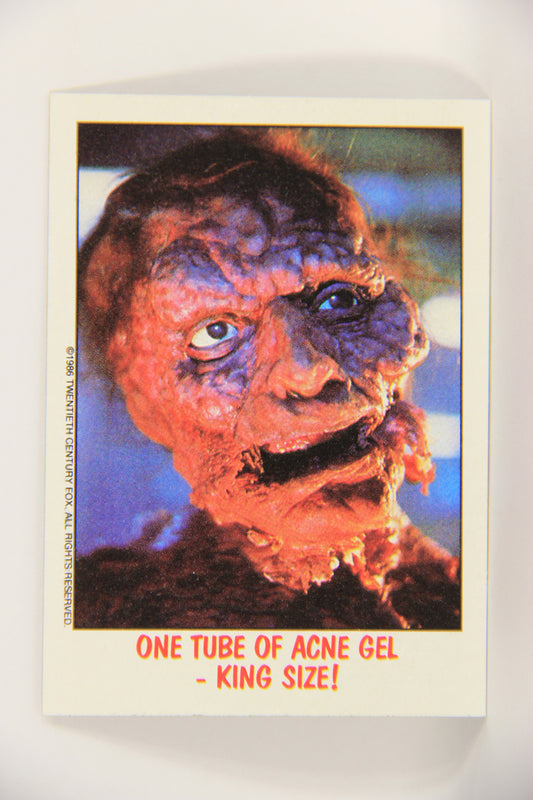 Fright Flicks 1988 Card #35 One Tube Of Acne Gel King Size - The Fly ENG Topps L021729