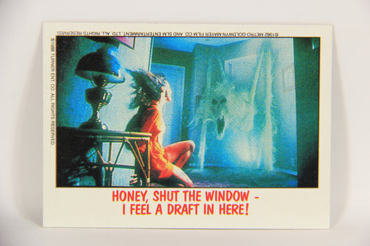 Fright Flicks 1988 Card #43 Honey Shut The Window I Feel A Draft In Here ENG Topps L021732