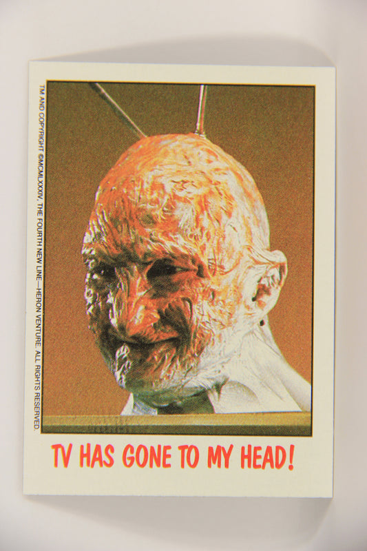 Fright Flicks 1988 Trading Card #49 TV Has Gone To My Head - NOES 3 ENG Topps L021735