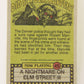 Fright Flicks 1988 Trading Card #49 TV Has Gone To My Head - NOES 3 ENG Topps L021735