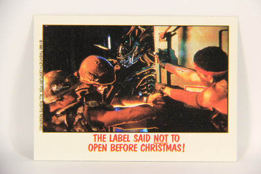 Fright Flicks 1988 Card #59 The Label Said Not To Open Before Christmas ENG Topps L021742