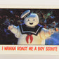 Fright Flicks 1988 Card #60 I Wanna Roast Me A Boy Scout - Ghostbusters ENG Topps L021743