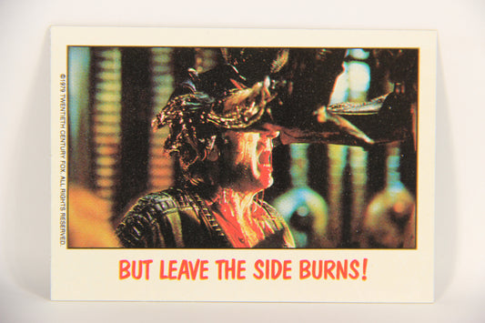 Fright Flicks 1988 Trading Card #70 But Leave The Side Burns - Alien ENG Topps L021749