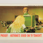 Fright Flicks 1988 Card #79 Phooey - Nothing's Good On TV Tonight ENG Topps L021755